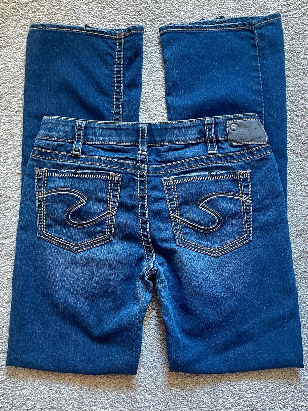 Vintage Denim Silver Aiko Bootcut Blue Jeans Size W31 L33